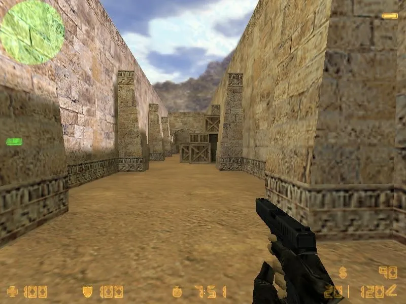 de_dustk для CS 1.6: установка, настройка ботов, точки и оптимизация карты — скриншот 6