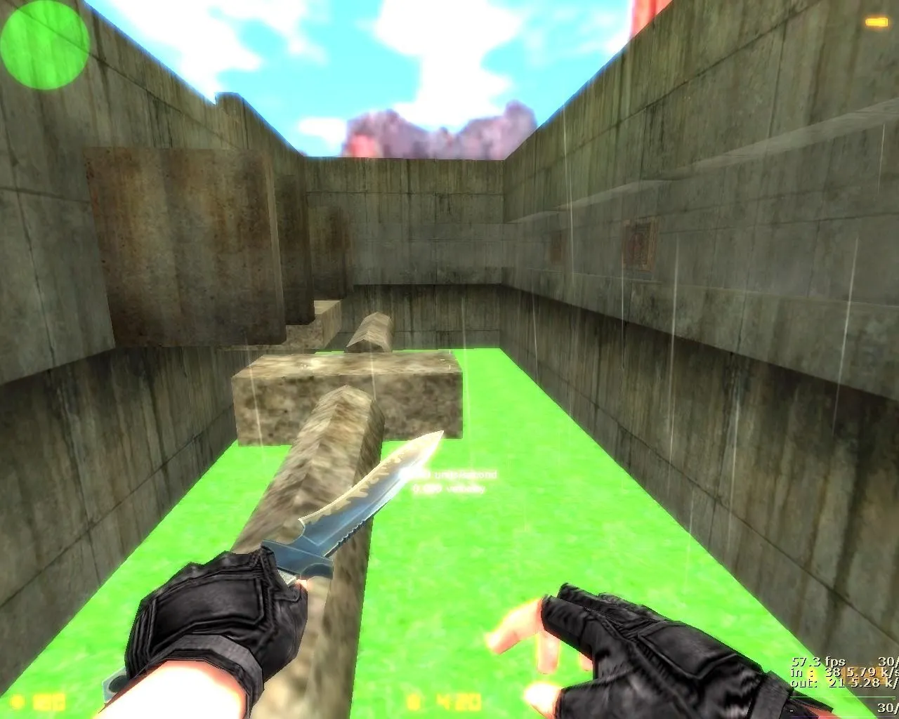 Скачать deathrun_bull3t_c1 для CS 1.6: ловушки, точки для бхопа, .nav и оптимизация карты - Скриншот