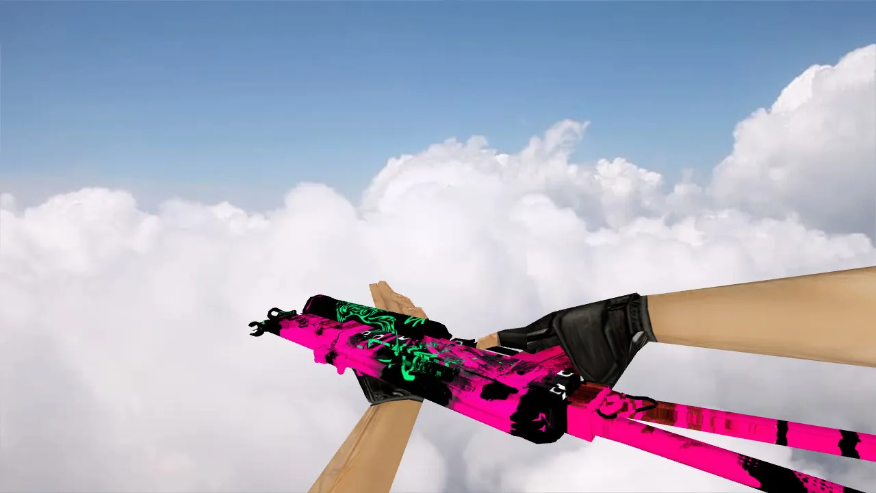 Скачать Модель P90 «Bizon Неоновая революция» для CS 1.6 - Скачай сейчас! - Скриншот