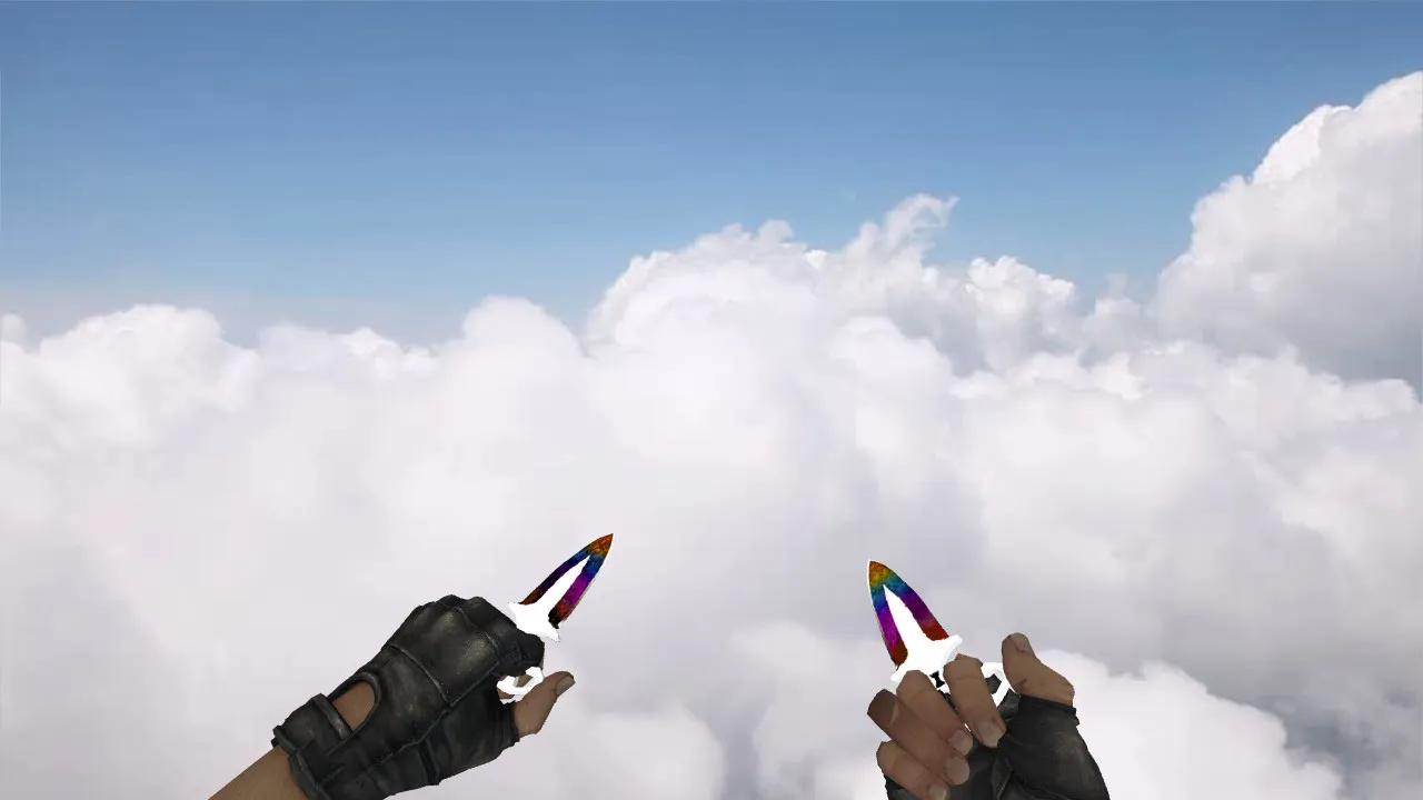 Модель «Shadow Daggers Cuchillo» для CS 1.6: v_, p_, w_ ножи, анимация осмотра, звук и текстуры — скриншот 2