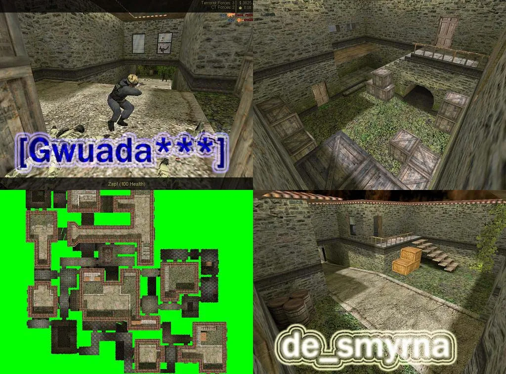 Скачать Карта de_smyrna для CS 1.6: Тактика и стратегии - Скриншот