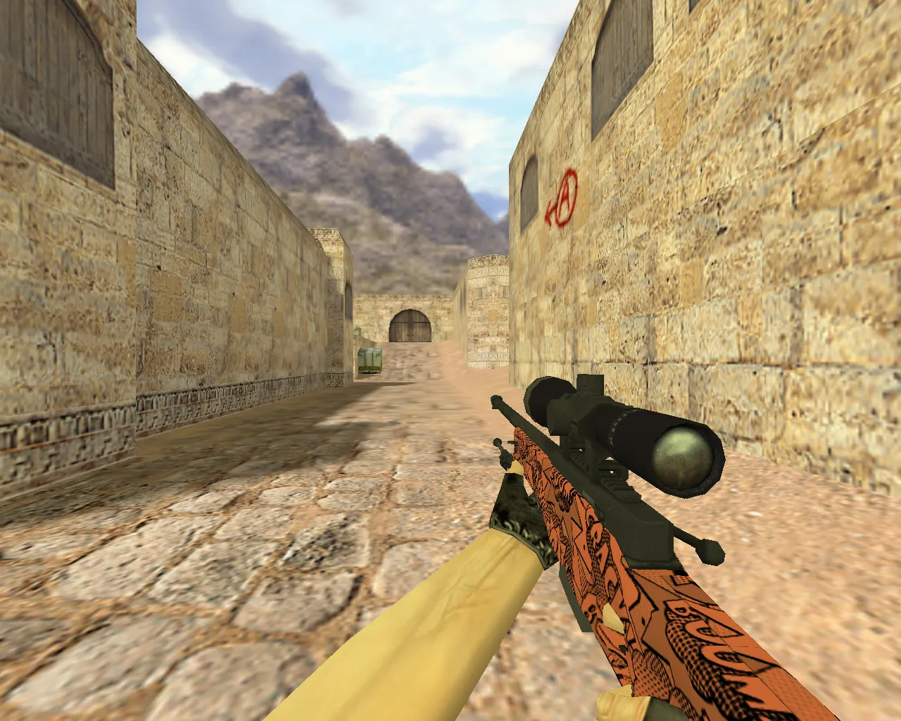 Скачать Модель AWP Бах для CS 1.6: Качество и Уникальность - Скриншот