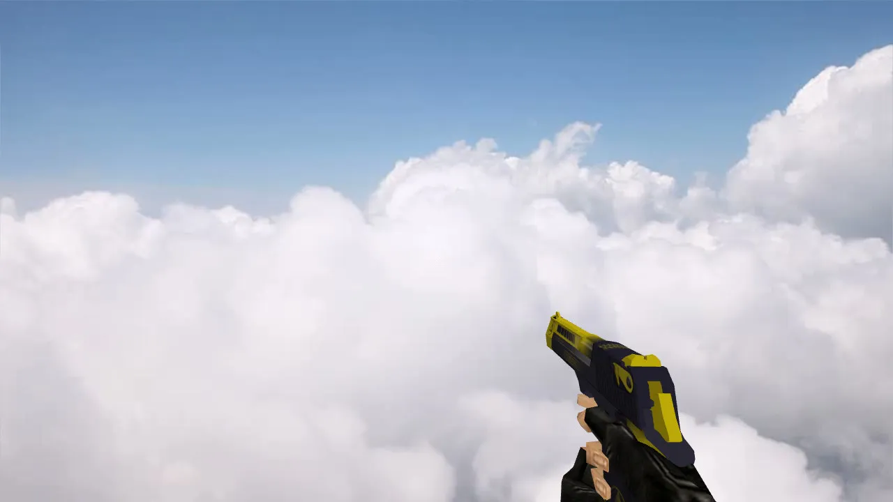 Скачать Модель «Deagle Fractal» для CS 1.6 - Оружие с уникальным дизайном - Скриншот