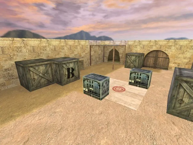 Карта de_dust_v10 для CS 1.6: тактика, точки, оптимизация и настройка ботов — скриншот 6