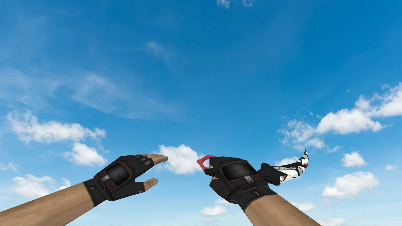 Модель «Karambit Gratis» для CS 1.6: v_ p_ w_ модели, звуки, анимация осмотра и текстуры — скриншот 2