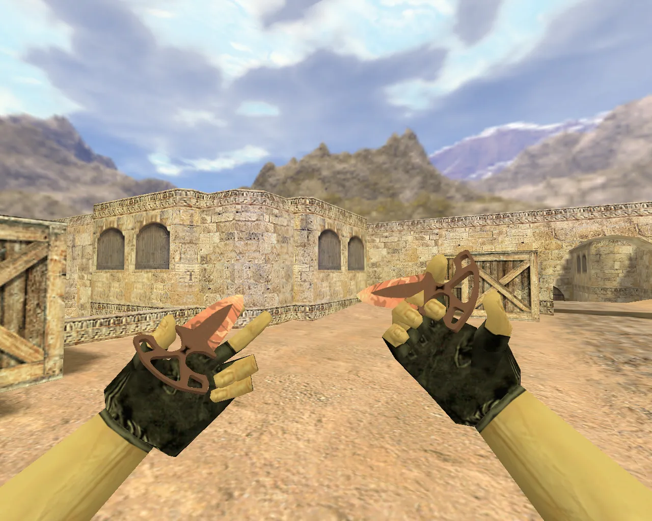 Скачать Модель «Тычковые ножи Убийство» v_knife для CS 1.6: анимация осмотра, звук, текстуры, настройка - Скриншот