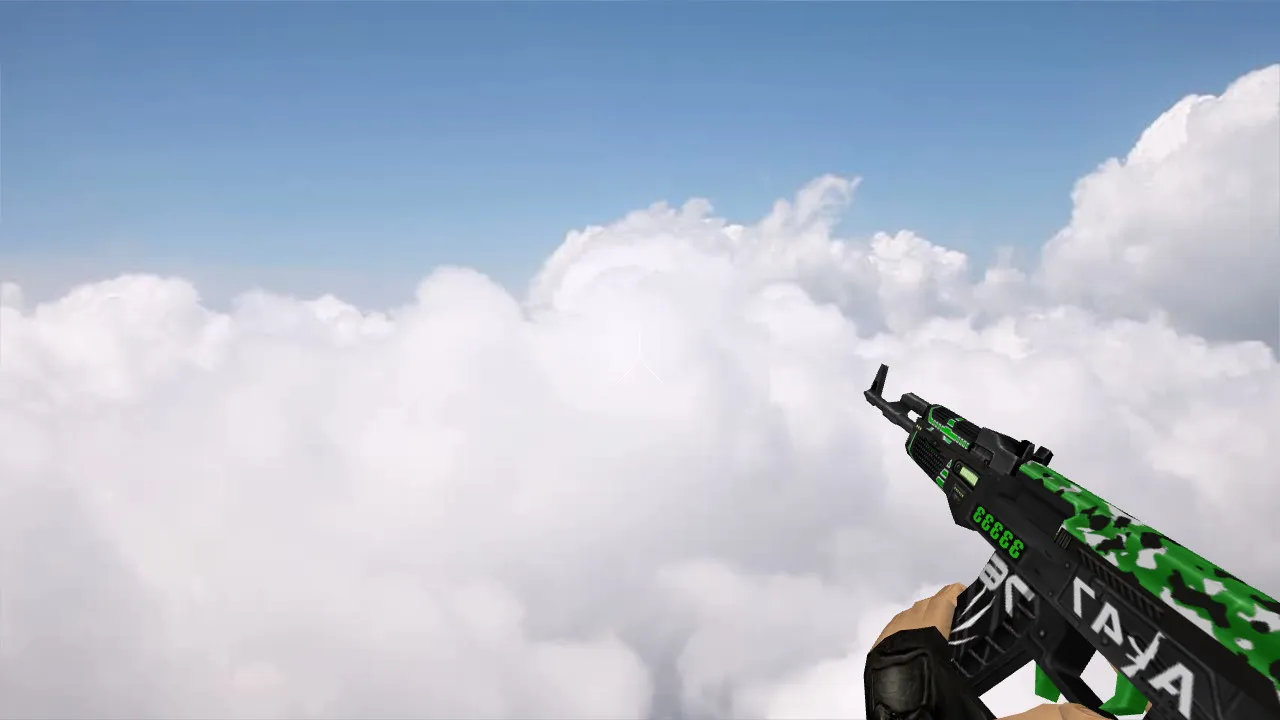 Модель v_ak47 Grimmjow для CS 1.6: p_ak47 и w_ak47, звуки, анимация осмотра, текстуры и настройка — скриншот 2