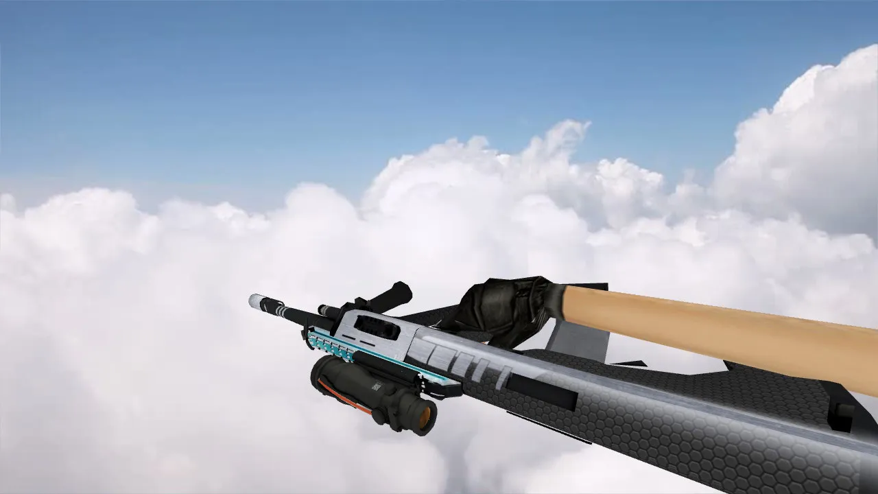 Скачать Модель AUG Alpha для CS 1.6 - Улучшенный опыт игры - Скриншот