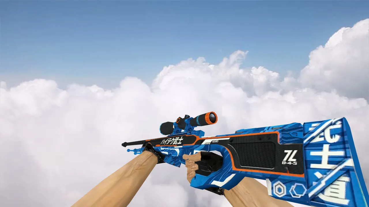 Скачать Модель AWP Ronin Evolved для CS 1.6 - Оружие с уникальным дизайном - Скриншот