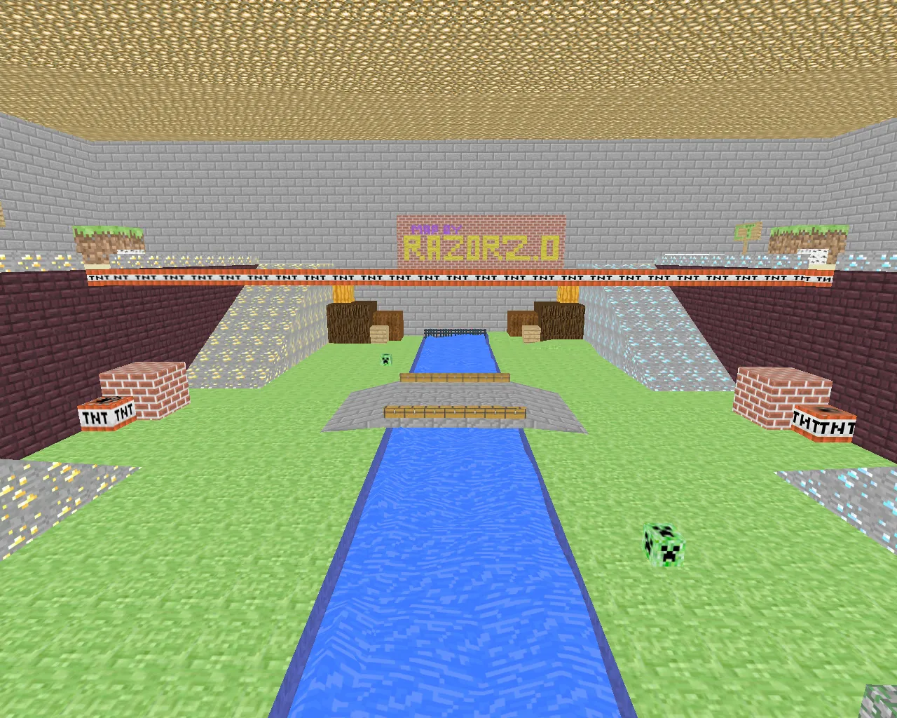 Скачать Карта «35hp_minecraft» для CS 1.6: ножевые раунды, точки, .nav для ботов и оптимизация - Скриншот