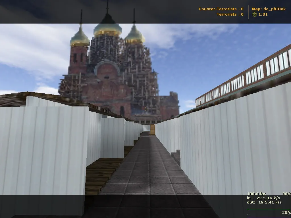 Скачать Карта de_pbihok для CS 1.6: Баланс и Тактика - Скриншот