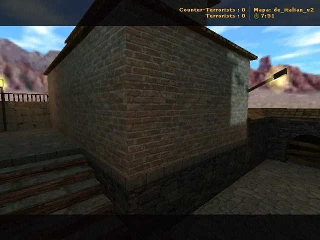Скачать Карта de_italian_v2 для CS 1.6 - Баланс и тактика - Скриншот