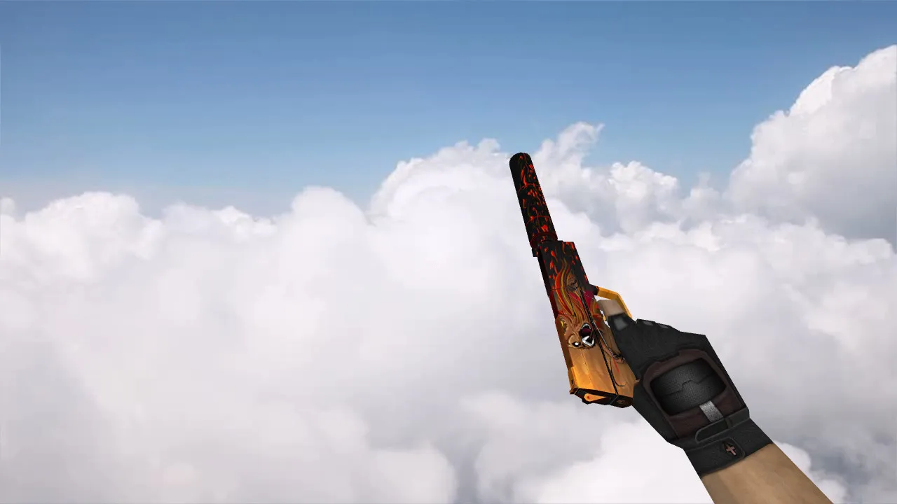 Скачать Модель USP Mystic Bear для CS 1.6 — Оружие с уникальным дизайном - Скриншот