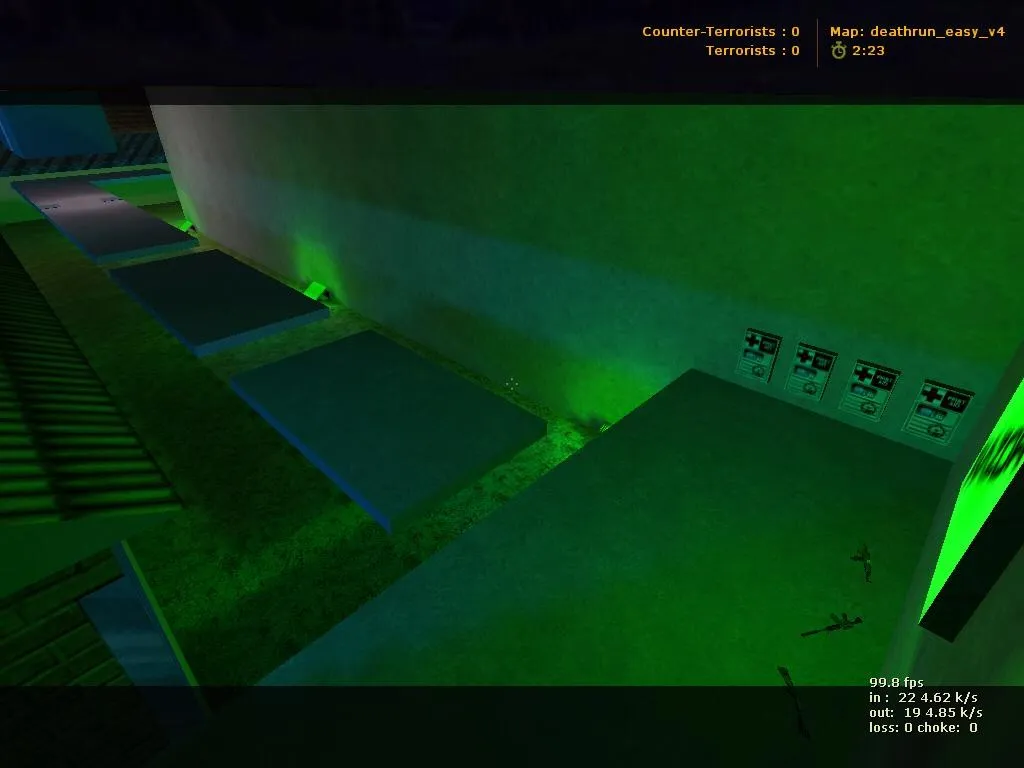 deathrun_easy_v4 для CS 1.6: точки, боты по .nav, оптимизация карты и запуск без подмен — скриншот 6