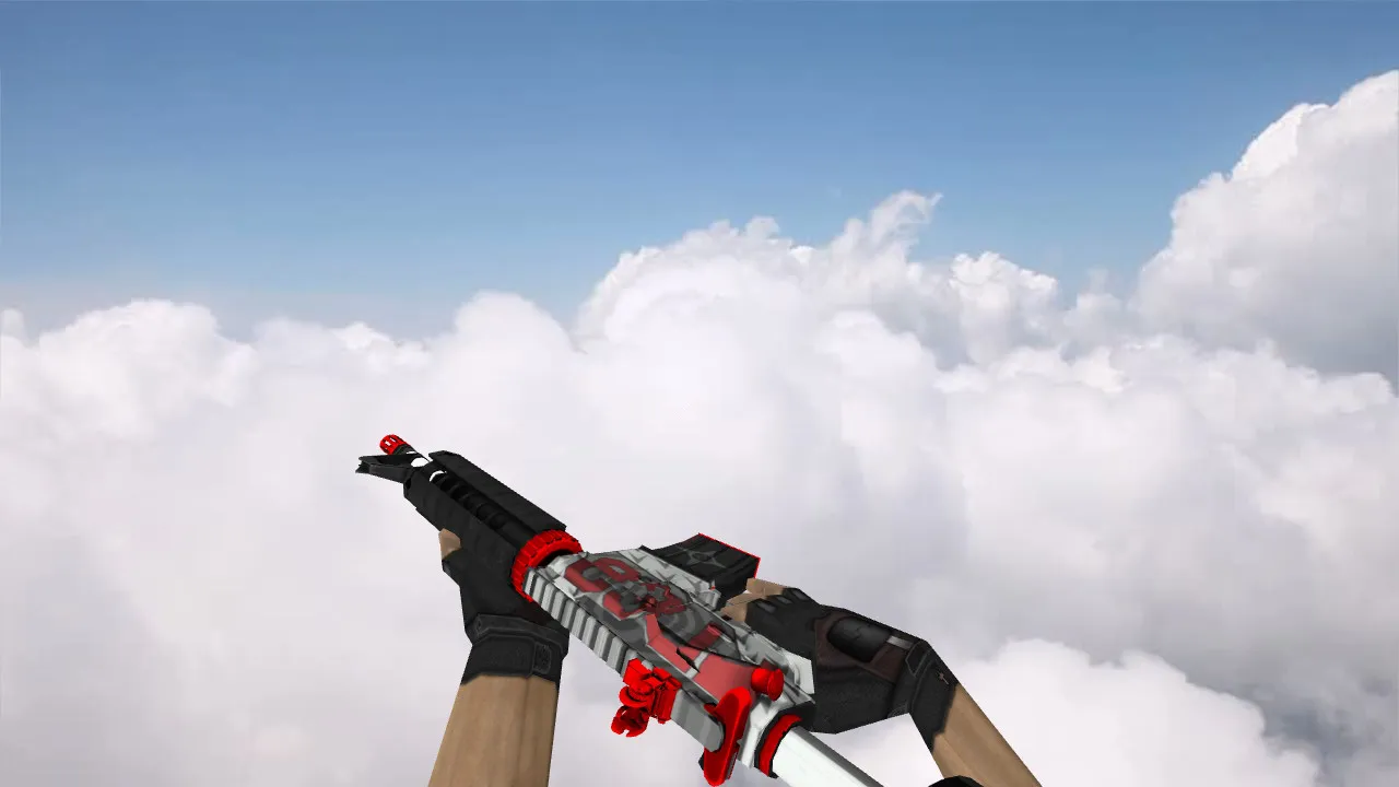 Скачать Модель v_m4a4_skar / p_m4a4_skar / w_m4a4_skar для CS 1.6: звуки, осмотр, текстуры и настройка - Скриншот