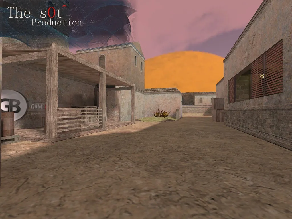 Скачать Карта de_western_b3 для CS 1.6: тактика и особенности - Скриншот