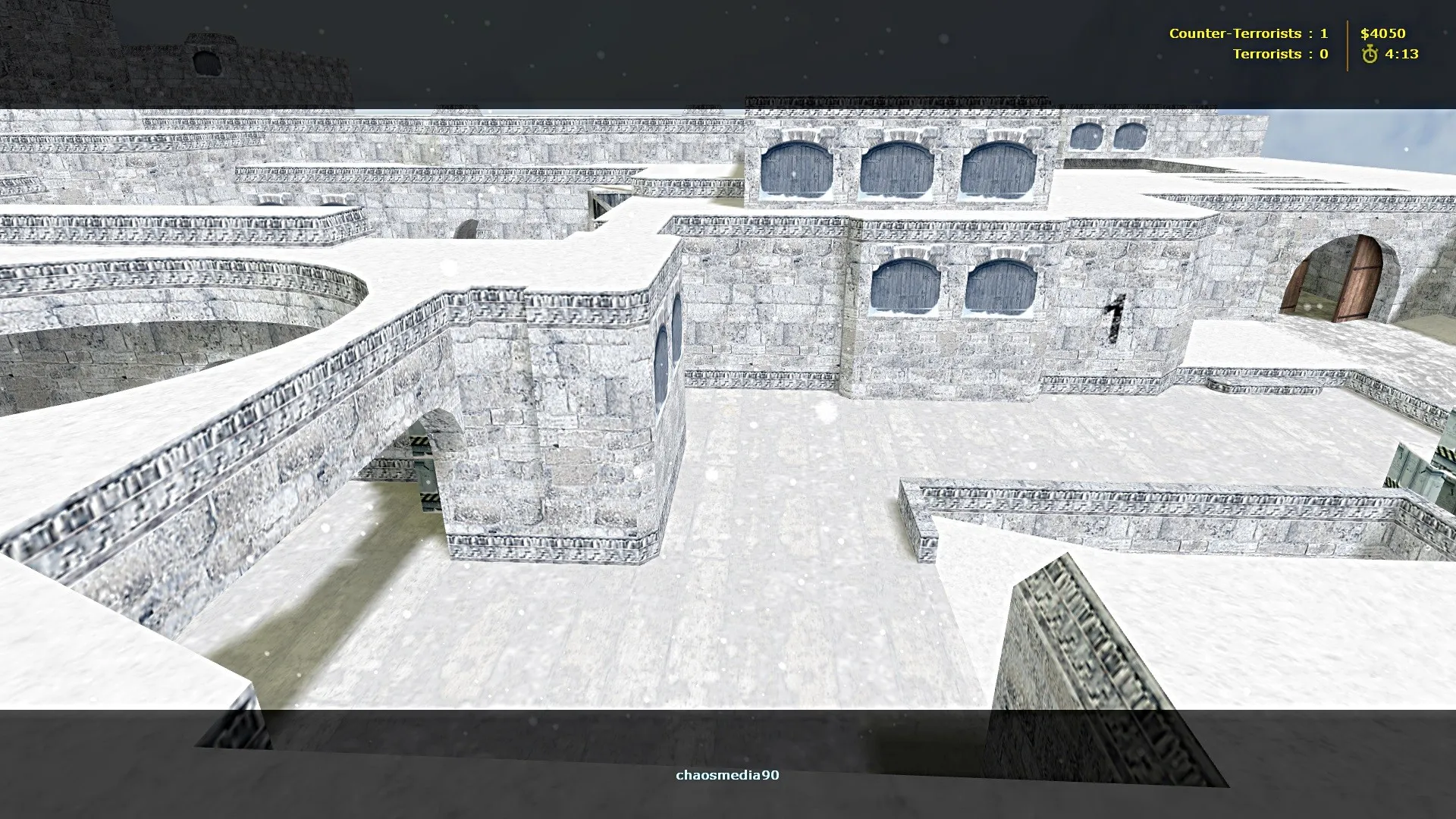 Скачать de_dustlong_winter для CS 1.6: тактика сторон, точки, .nav и оптимизация wpoly/epoly - Скриншот