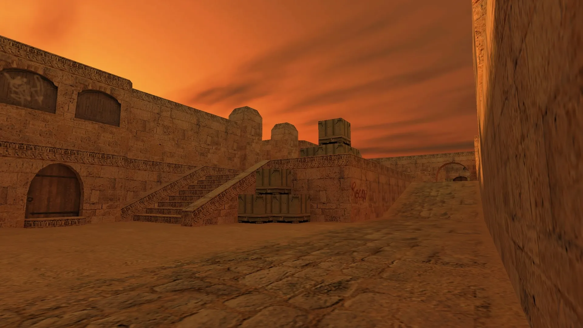 Скачать Карта de_dust2014_r2 для CS 1.6: точки, баланс сторон, оптимизация и запуск без подмены - Скриншот