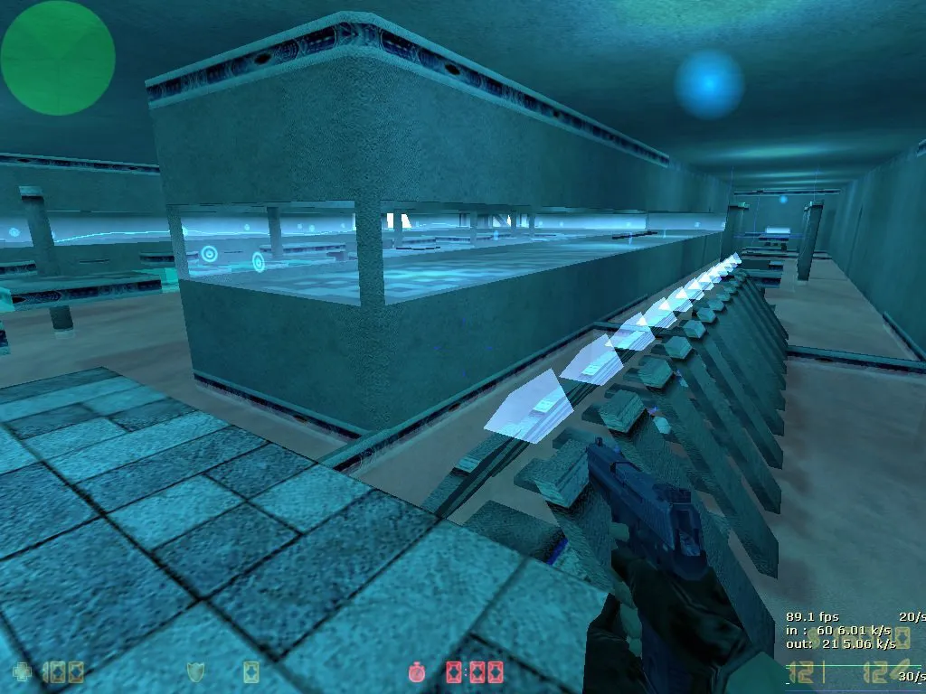 Скачать deathrun_duality_easy для CS 1.6: карта Deathrun, точки, маршруты за терр и кт, .nav и оптимизация - Скриншот