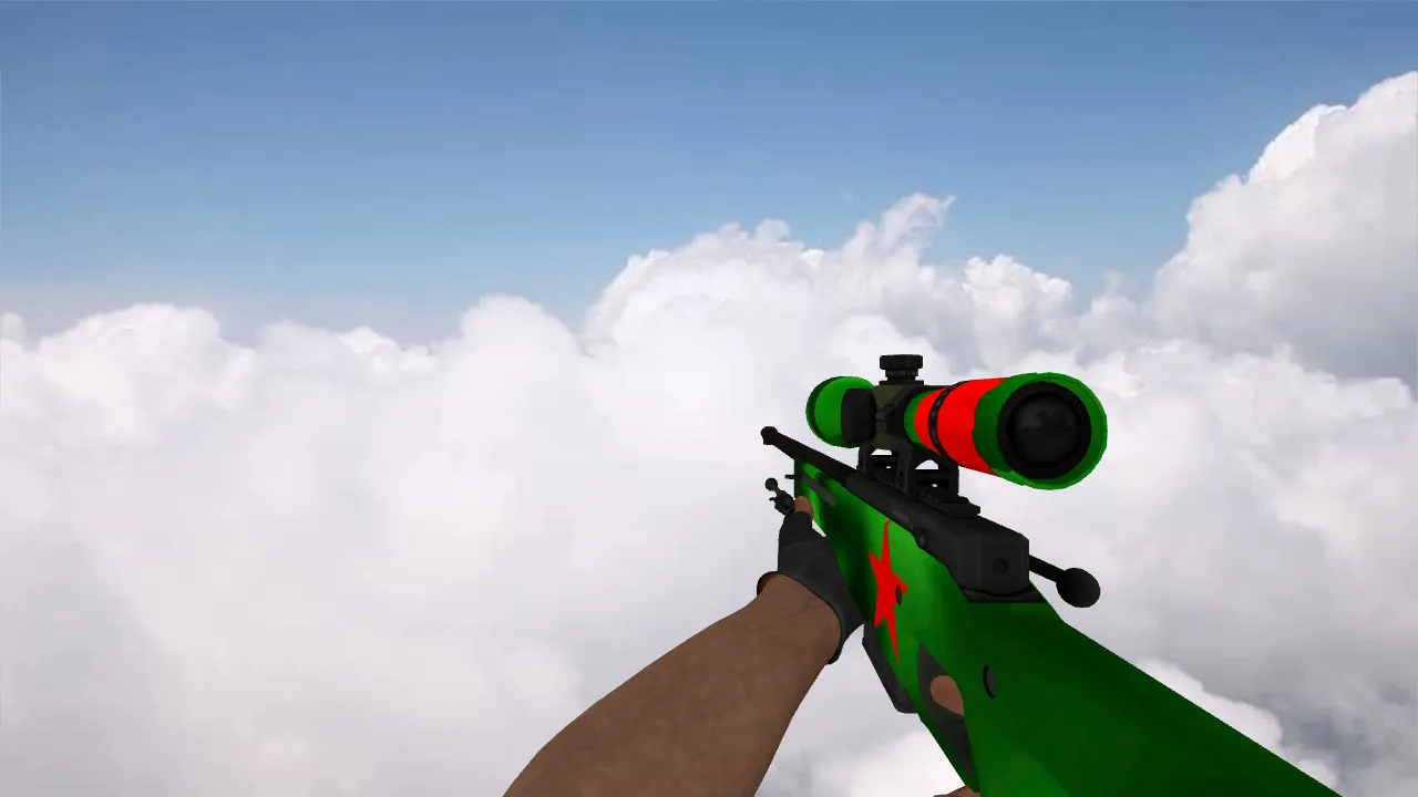 Скачать Модель AWP Redstar для CS 1.6 - Качественная замена - Скриншот