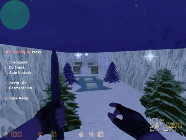 Скачать Скачать deathrun_jinglebells для CS 1.6: разметка, тактика за терр и спец-режим для т-игроков - Скриншот