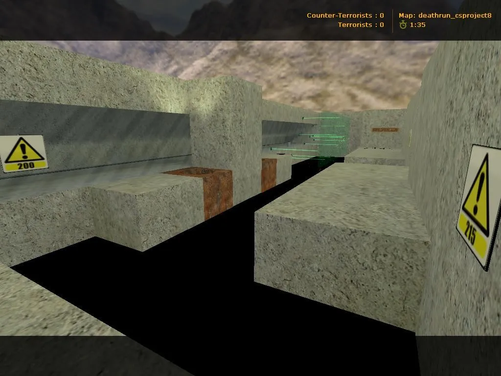 deathrun_csproject для CS 1.6: карта deathrun, точки, .nav, оптимизация wpoly/epoly — скриншот 6