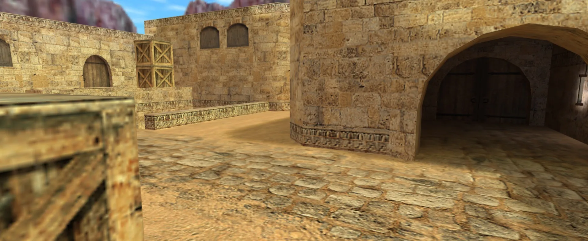Скачать Карта de_dust2_cukur для CS 1.6: тактика за теров и кт, точки контроля, .nav и оптимизация - Скриншот