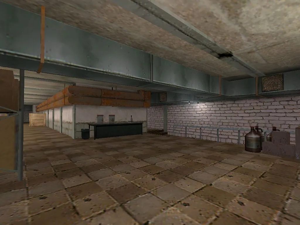 Карта de_rain для CS 1.6 - Тактические возможности и баланс сторон — скриншот 8