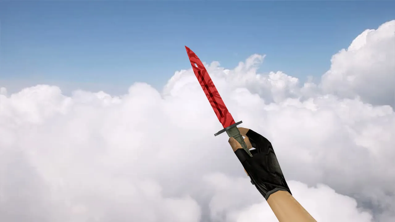 Скачать Модель ножа «Штык-нож Убийство» v_ для CS 1.6: p_ и w_ модели, звуки и анимация осмотра - Скриншот