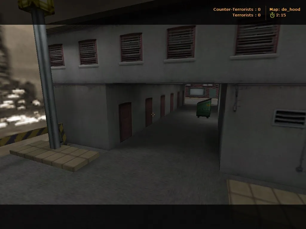 Карта de_hood для CS 1.6 - Тактический обзор и особенности — скриншот 5