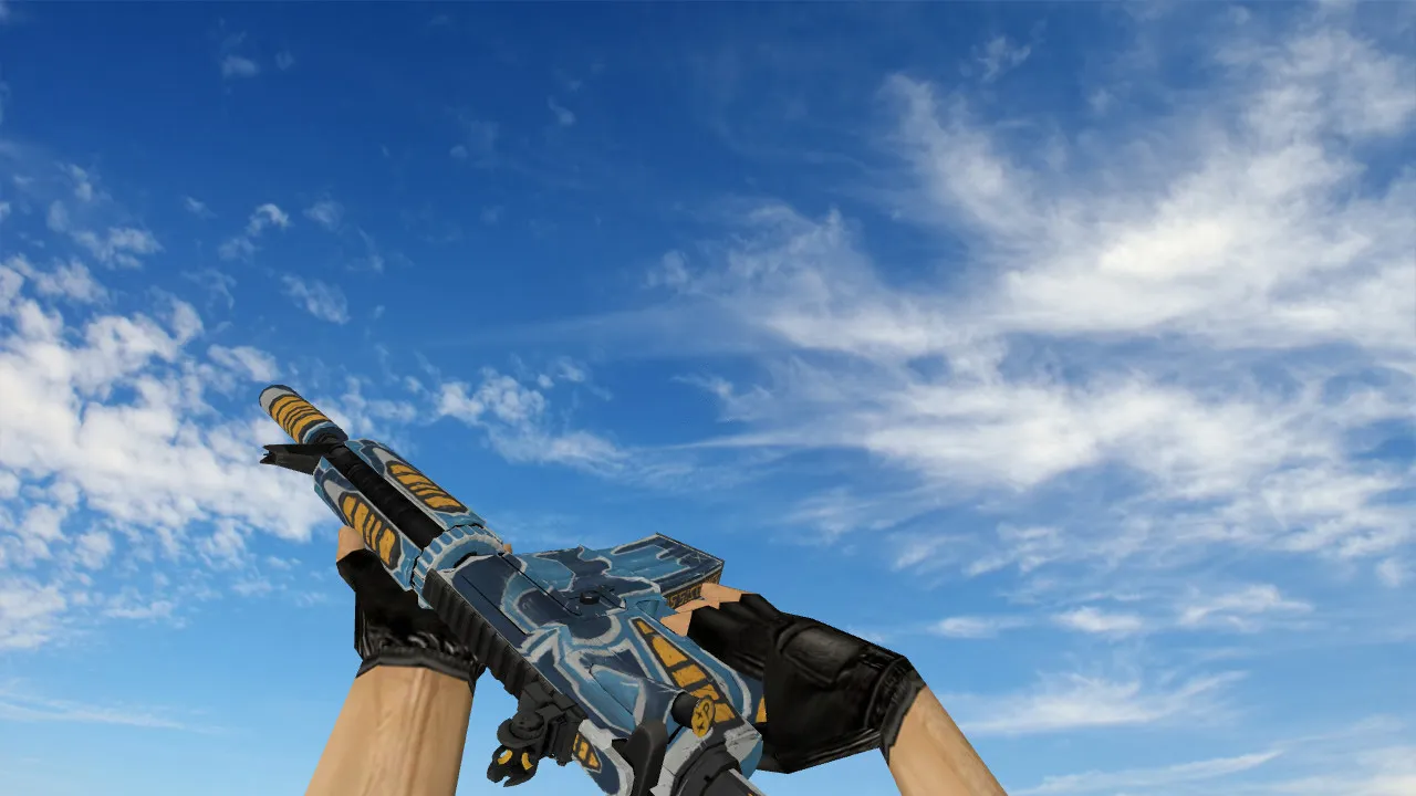 Скачать Модель M4A1 для CS 1.6: v_/p_/w_ «Охотник за головами», звуки, анимация осмотра, текстуры и качество моделей - Скриншот