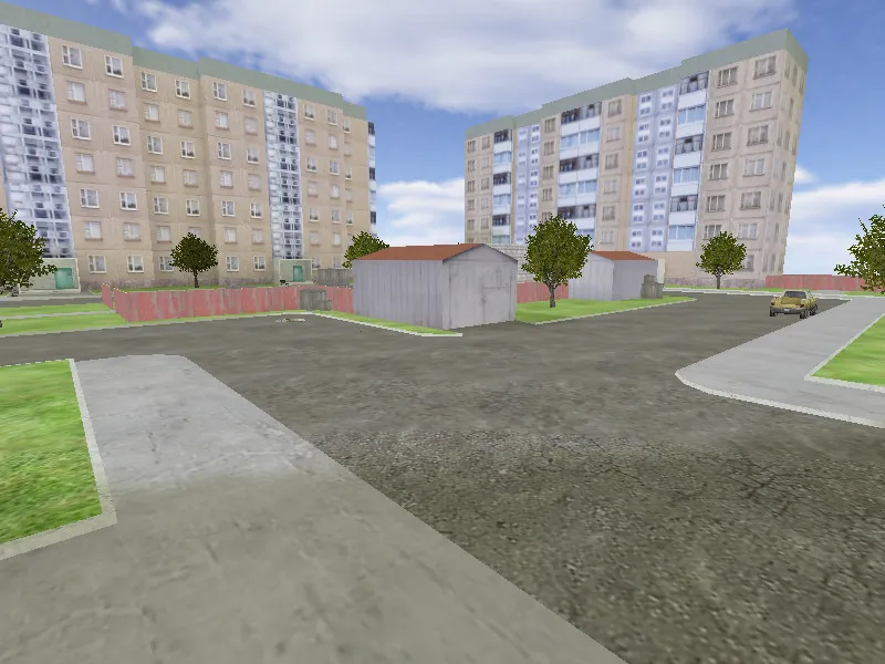 Скачать de_borovlyane для CS 1.6: тактика за Т и КТ, точки, навигация ботов, оптимизация карты - Скриншот