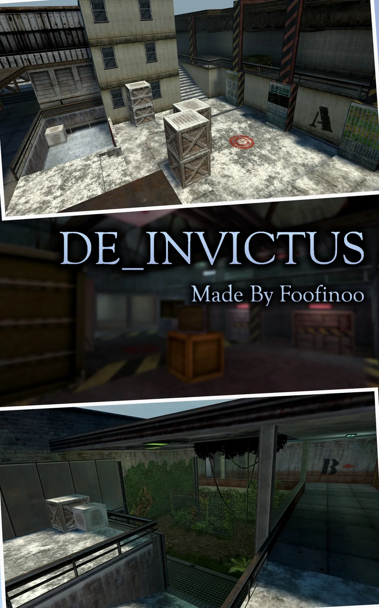 Скачать Карта «de_invictus_v12» для CS 1.6: Тактический анализ и детали - Скриншот