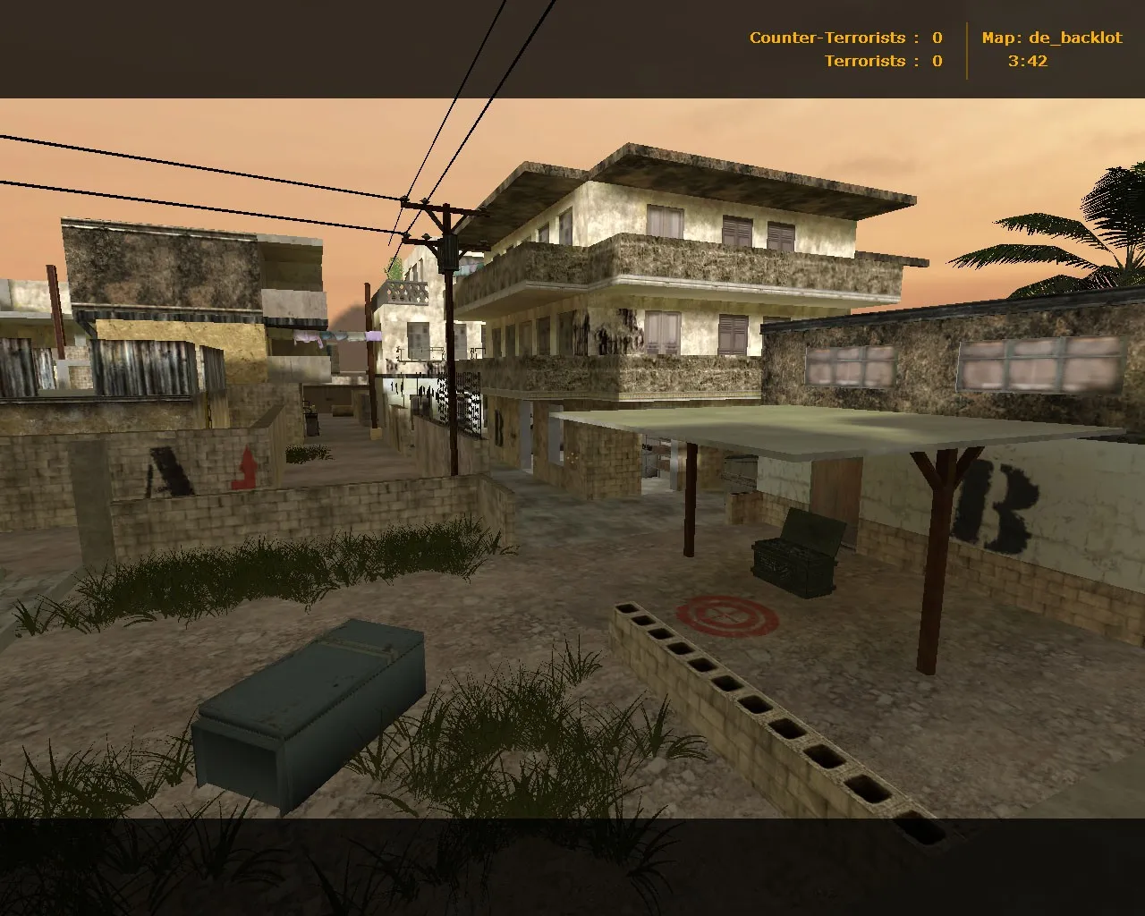 Скачать de_backlot карта для CS 1.6: точки, маршруты, .nav, оптимизация wpoly/epoly - Скриншот