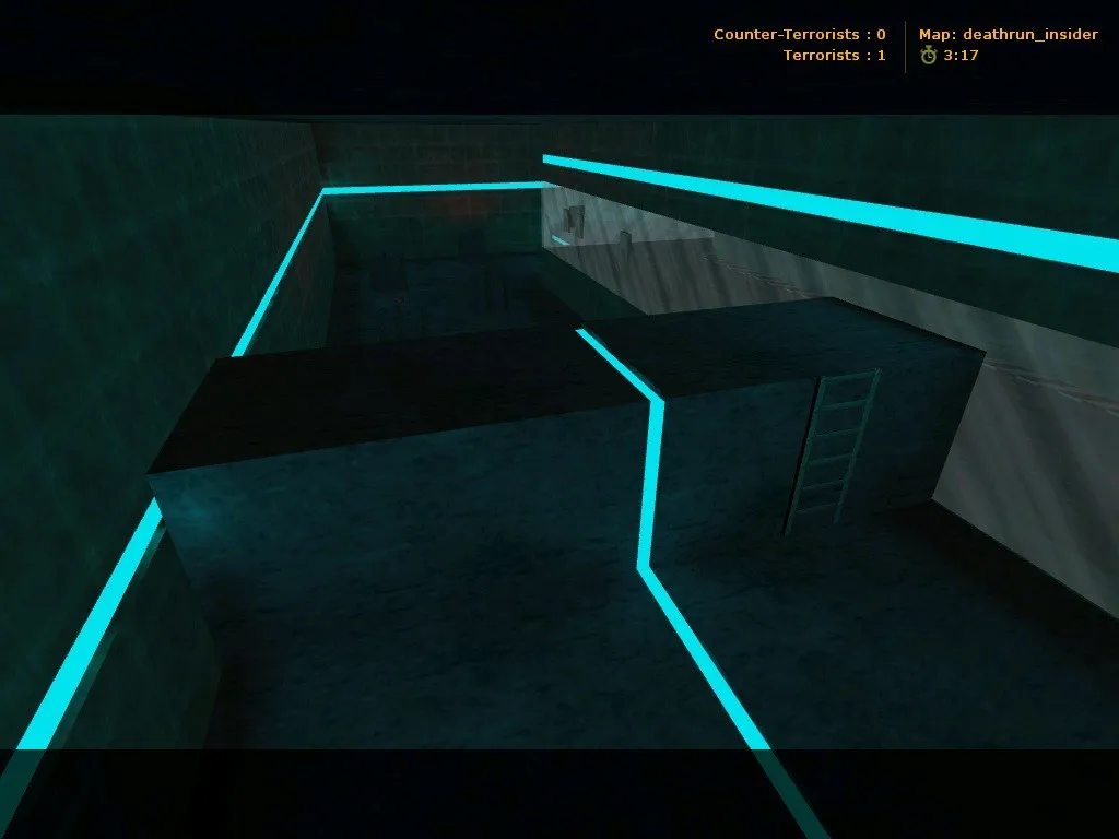 Скачать deathrun_insider карта для CS 1.6: ловушки, раунды, точки, .nav и оптимизация для стабильной игры - Скриншот