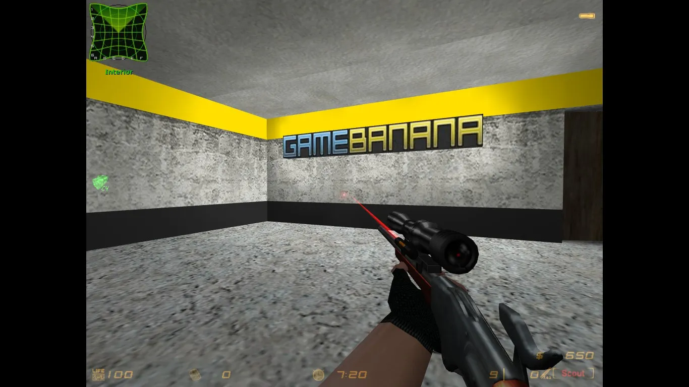 Скачать de_gamebanana карта для CS 1.6: баланс сторон, точки, .nav и оптимизация wpoly/epoly - Скриншот