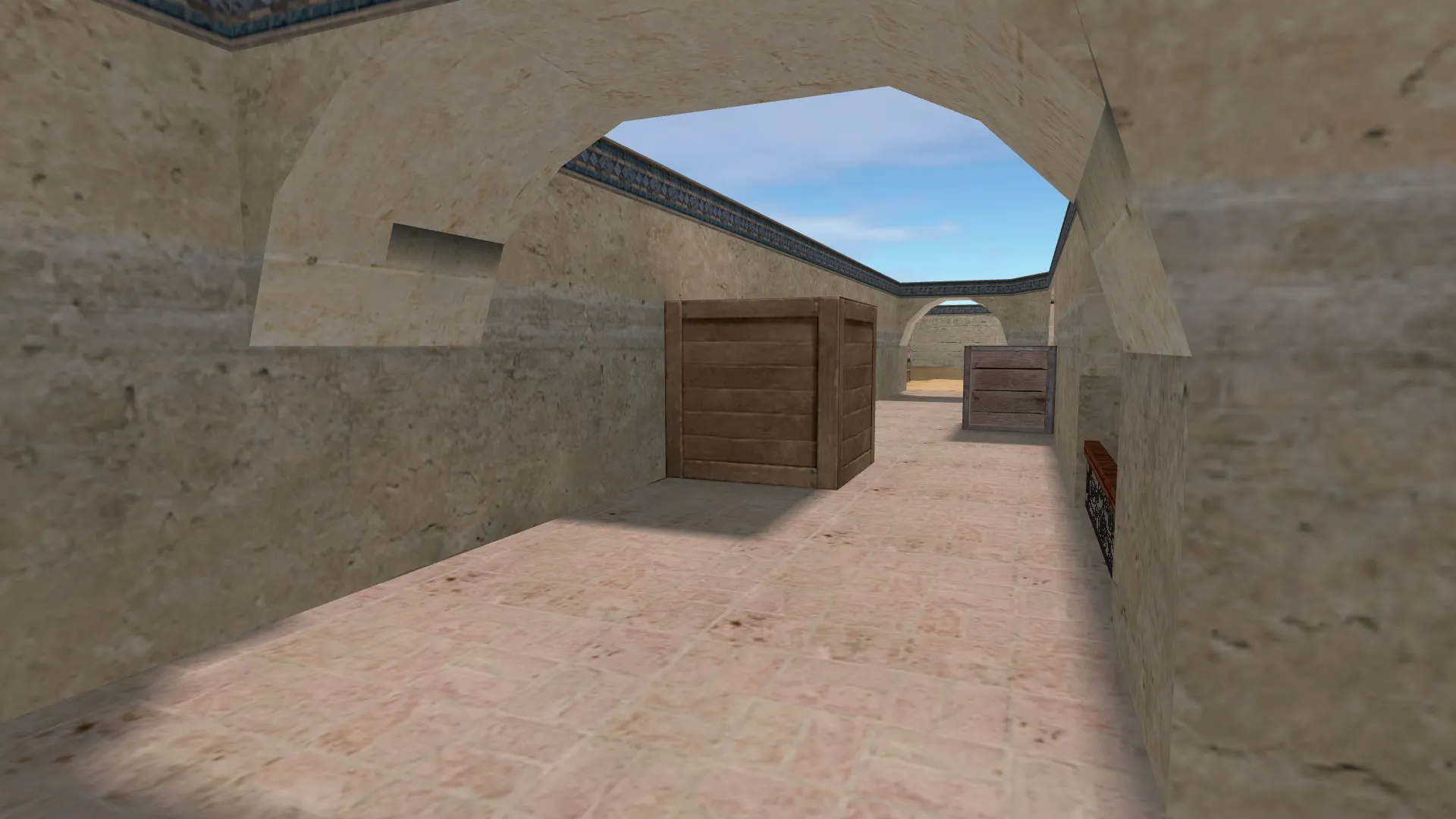 Карта de_dust2_suncsm для CS 1.6: баланс сторон, точки, .nav для ботов и оптимизация — скриншот 16