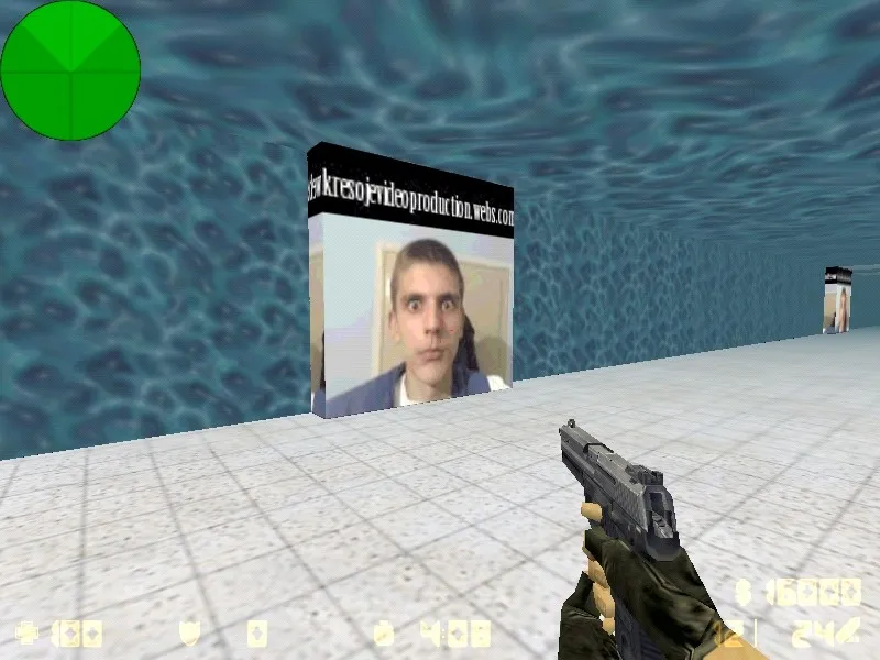 deathrun_kresoje для CS 1.6: карта deathrun, точки, .nav, оптимизация и запуск без рисков — скриншот 1