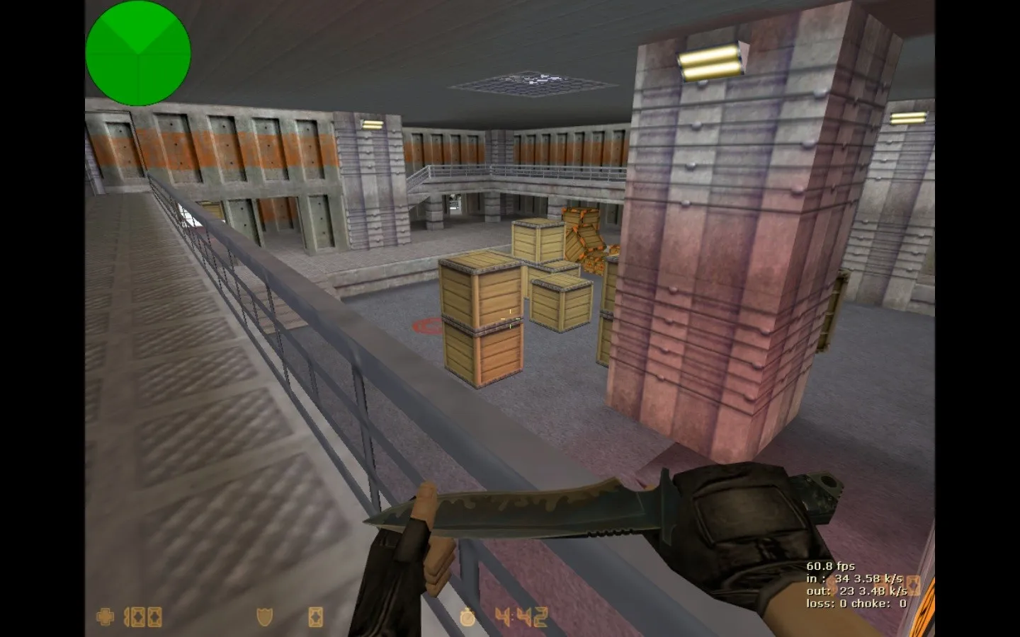 Скачать de_clanfal_assault для CS 1.6: тактика за CT и T, точки, .nav, оптимизация wpoly/epoly и настройка для стабильного коннекта - Скриншот