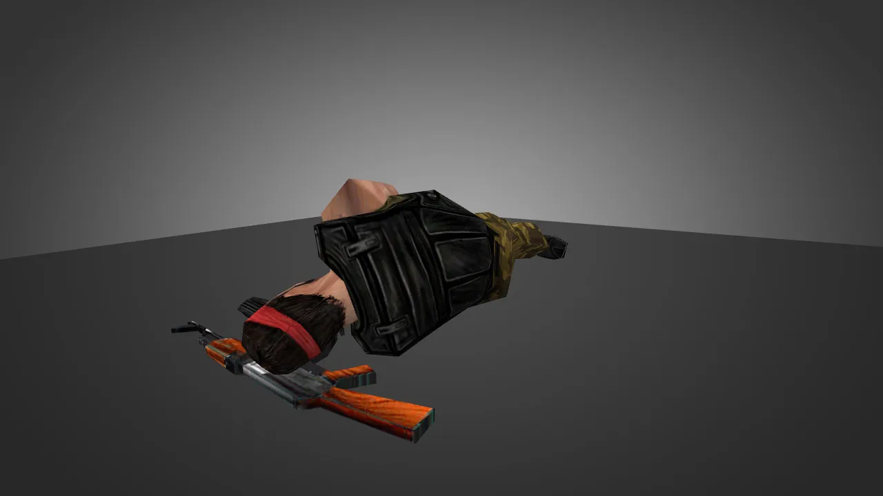 Скачать Модель «Sleeping Terrorist» для CS 1.6 - Креативный скин для вашего персонажа - Скриншот