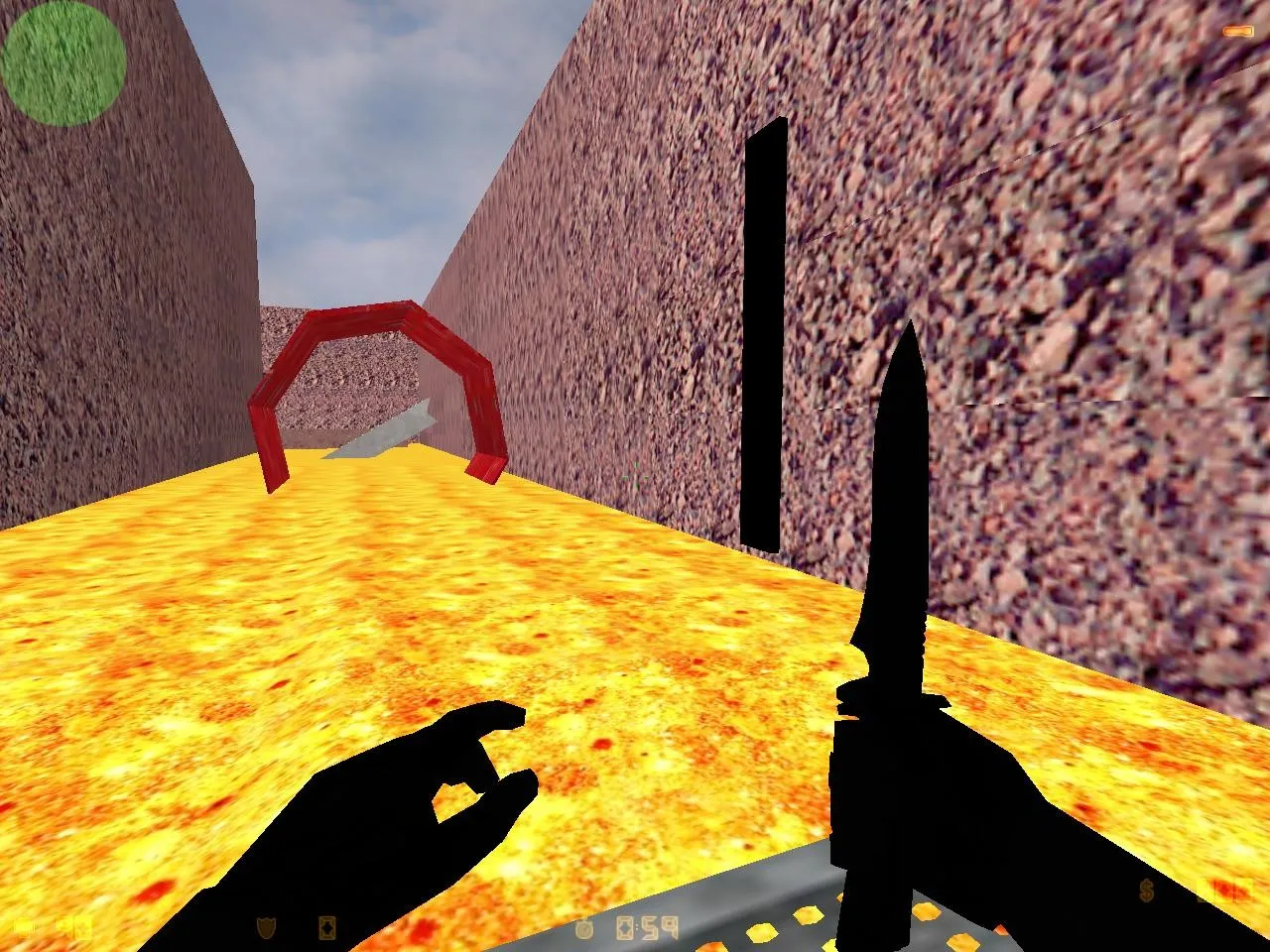 Скачать deathrun_hot_day_fix — карта Deathrun для CS 1.6: точки, .nav, оптимизация и настройка - Скриншот