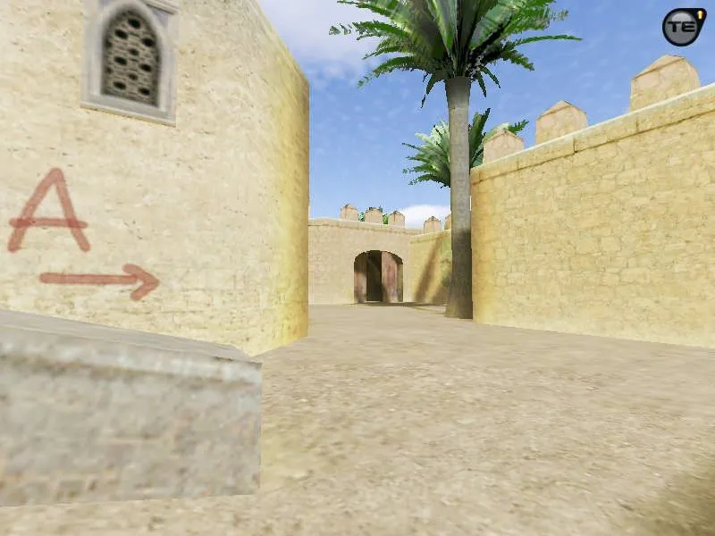 css_dust2_source: DE карта для CS 1.6, точки, .nav для ботов, оптимизация wpoly/epoly и баланс сторон — скриншот 2