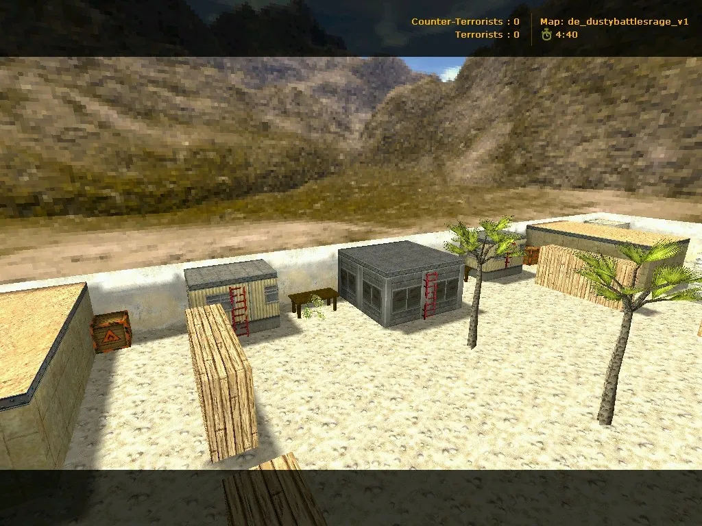 Скачать Карта de_dustybattlesrage_v1 для CS 1.6: точки, заходы, .nav для ботов и оптимизация wpoly/epoly - Скриншот