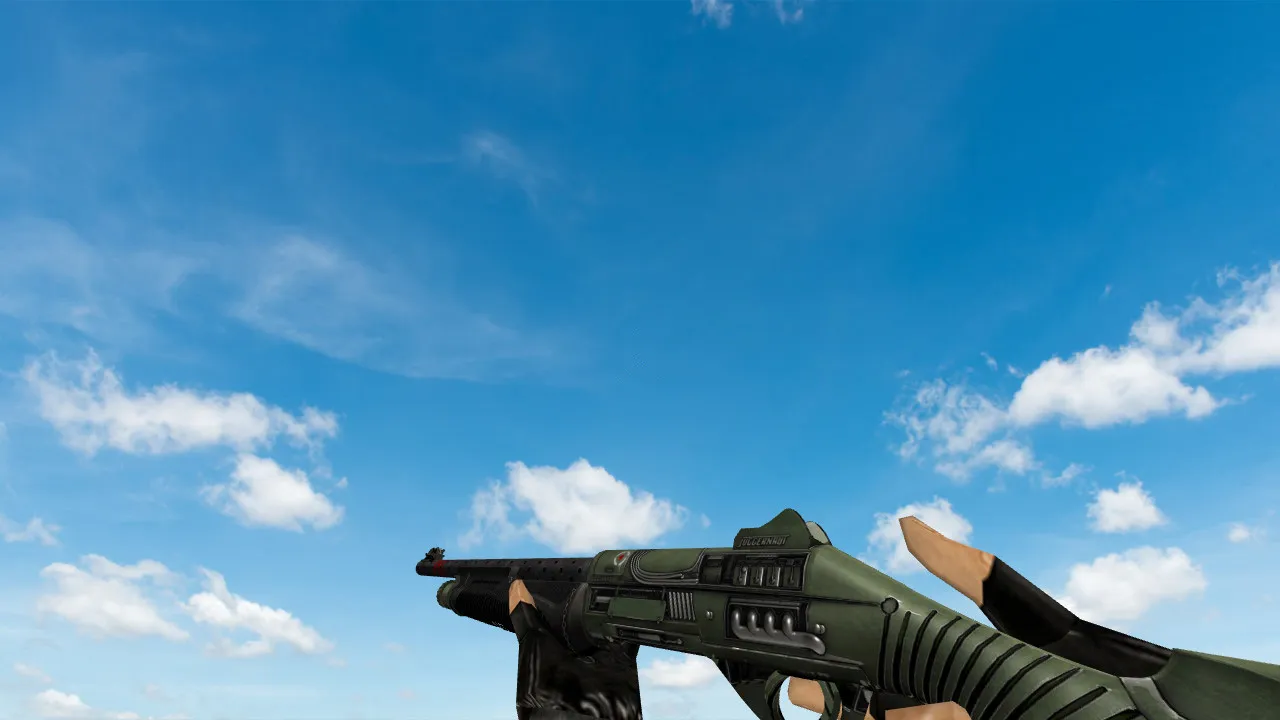 Скачать Nova Juggernaut Green для CS 1.6 - Модель M3 - Скриншот