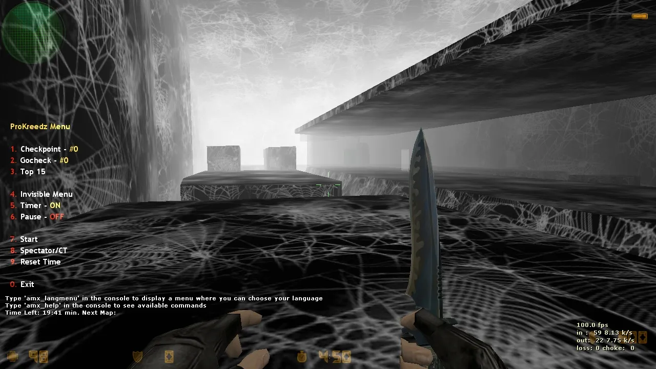 Скачать deathrun_absolute_spider для CS 1.6: правила, точки, .nav, wpoly/epoly и настройка ботов - Скриншот