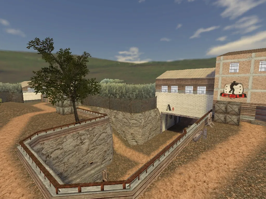 Скачать Карта gsu_forestcbble2 для CS 1.6 - Занимательное игровое пространство - Скриншот