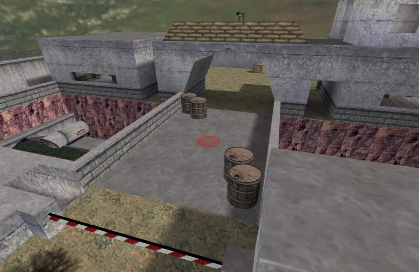 de_amca карта для CS 1.6: баланс сторон, тактика, точки, .nav и оптимизация wpoly/epoly — скриншот 1