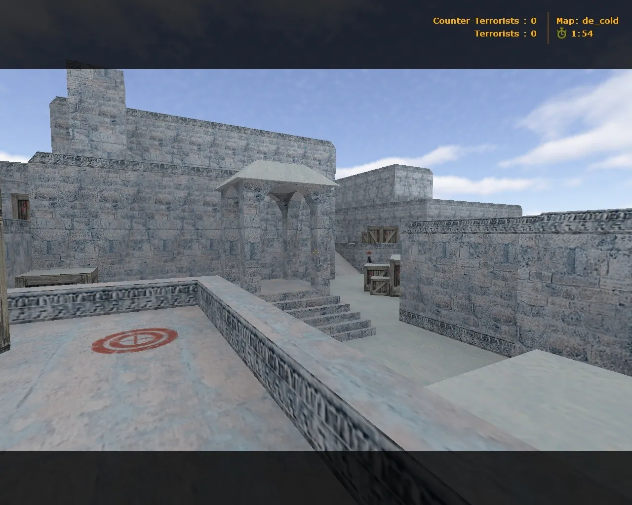 de_cold для CS 1.6: тактики за CT/T, точки, .nav и оптимизация карты для стабильного FPS — скриншот 1
