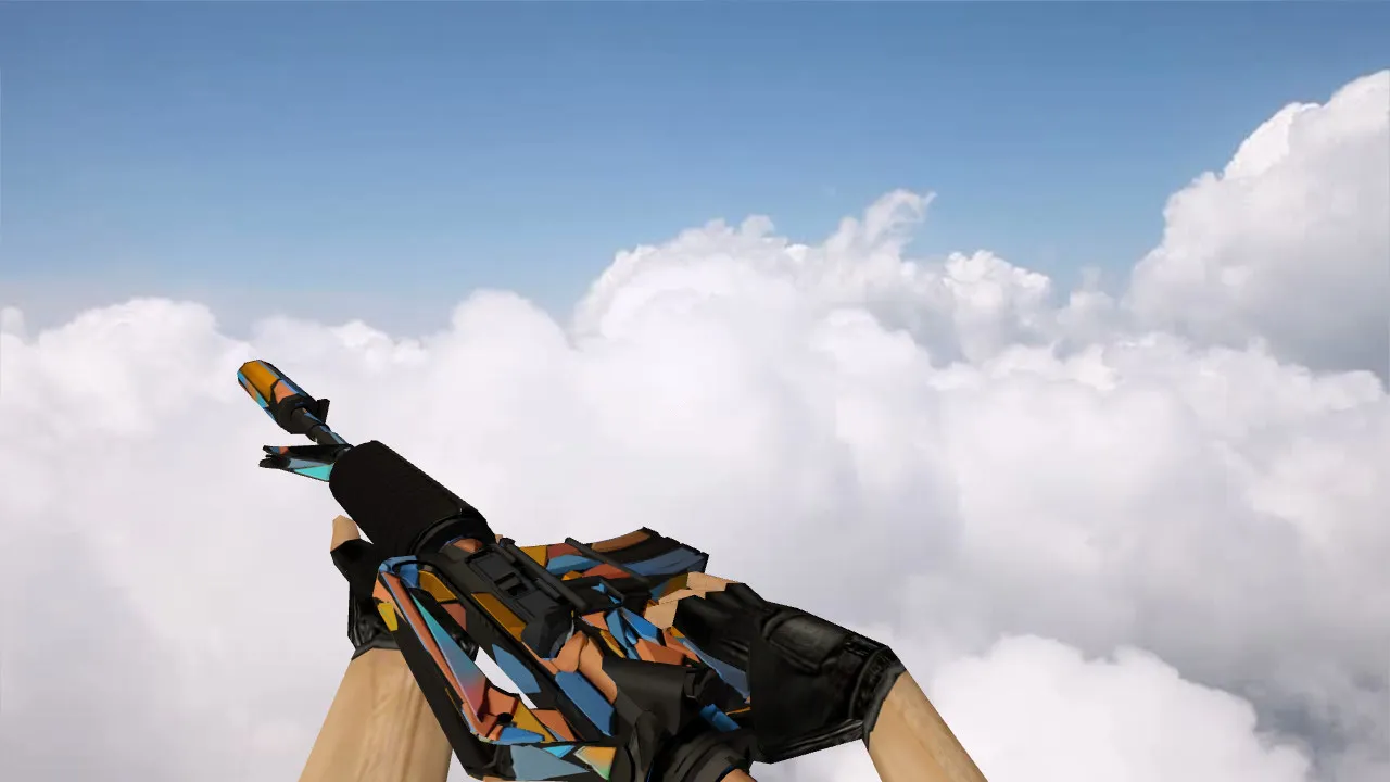 Скачать Модель M4A1 «Хрусталь» для CS 1.6: v_ p_ w_ модели, звуки, анимация осмотра и текстуры - Скриншот