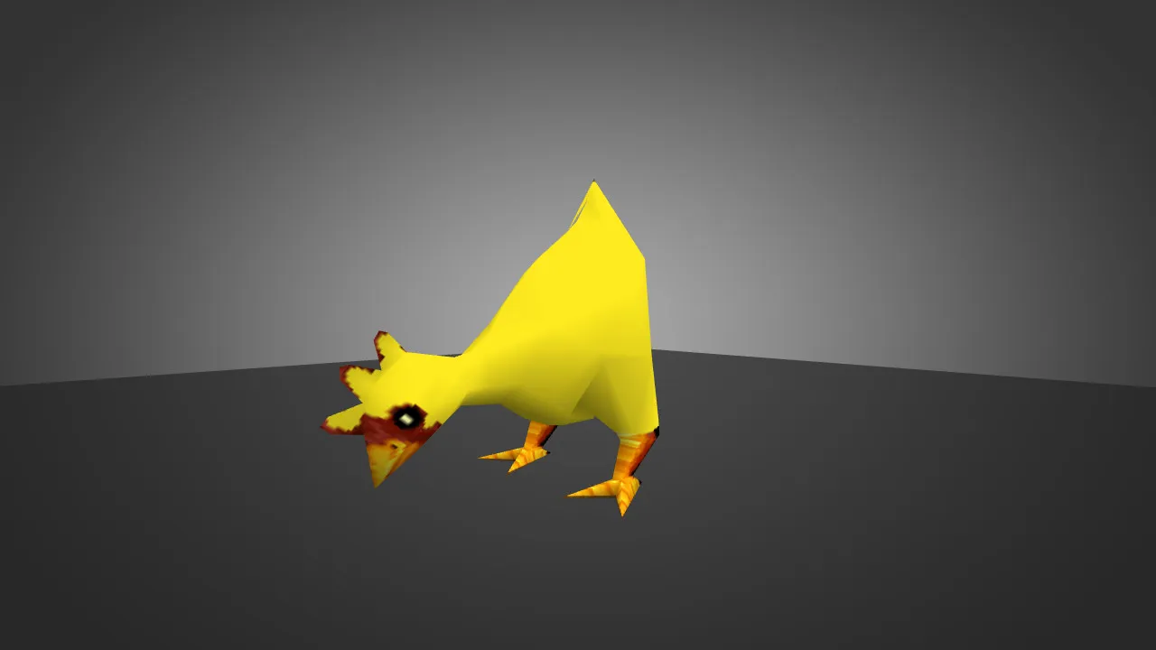 Скачать Модель «Yellow Chicken» для CS 1.6 - Уникальный скин для игроков - Скриншот